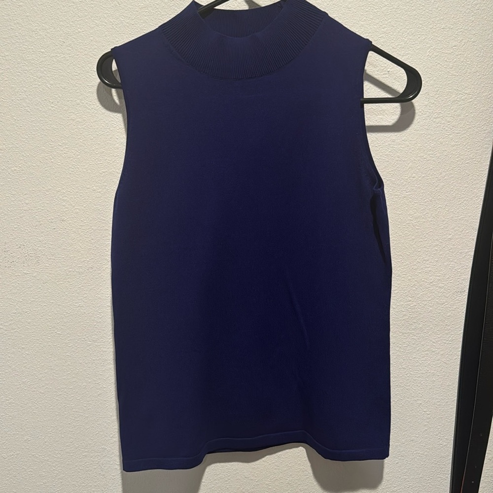 Ann Taylor mockneck tank, medium petite, NWT